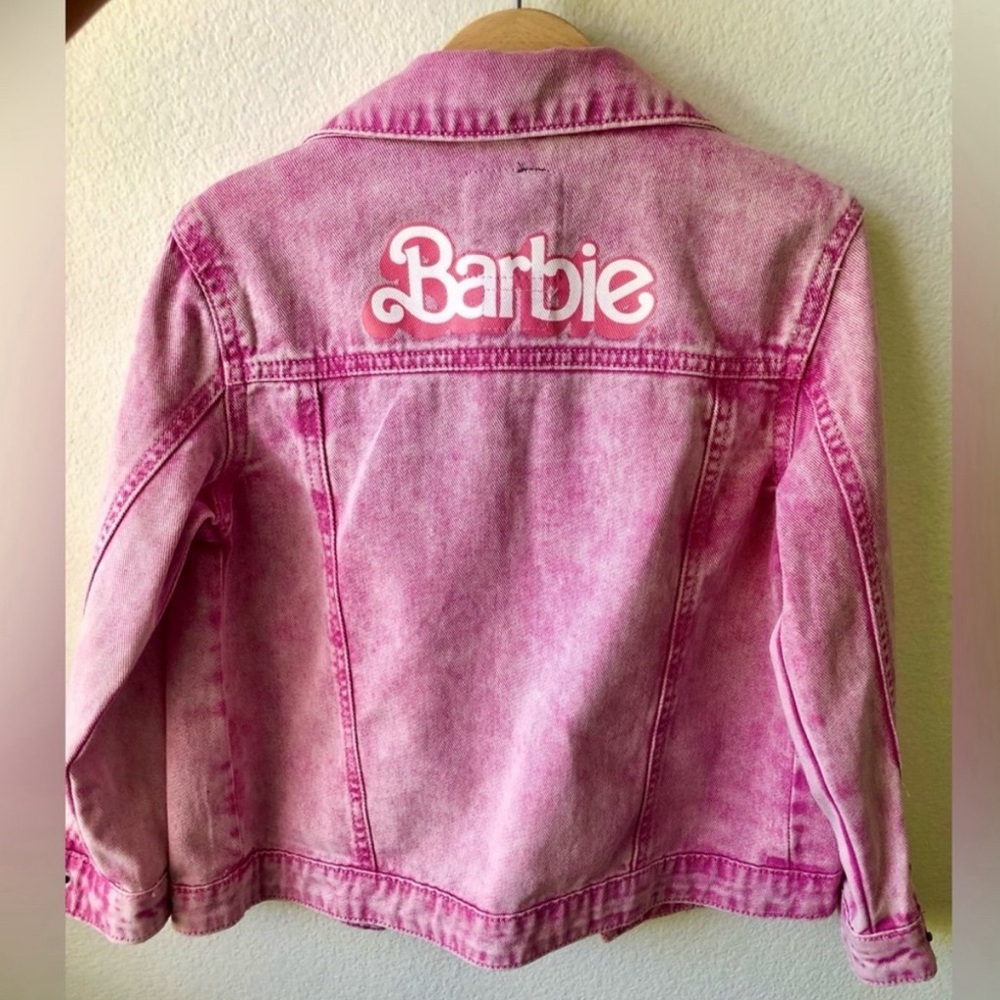 Pink Barbie Jean jacket